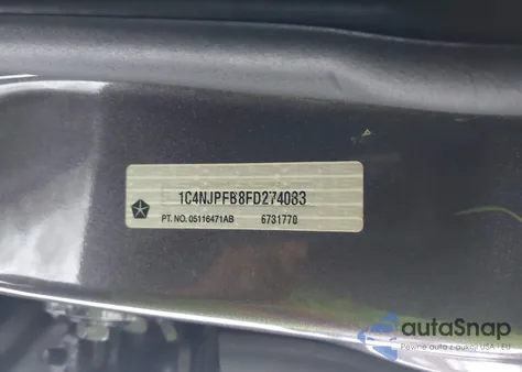 2015 Jeep Patriot Latitude from USA, damaged, VIN 1C4NJPFB8FD274083